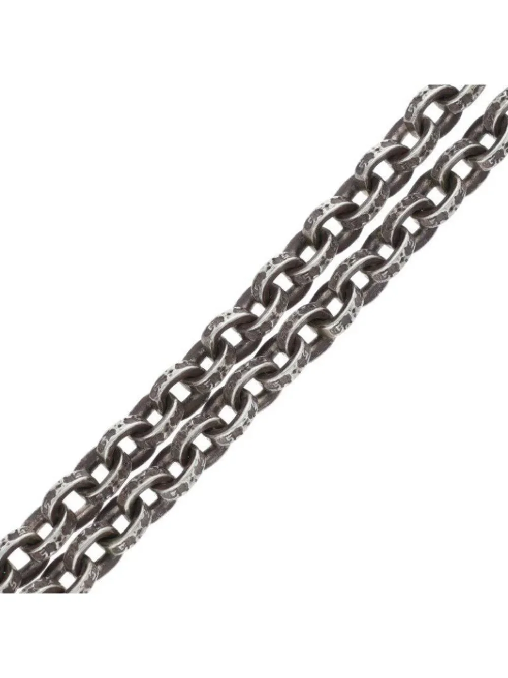 Chrome Hearts Paper Chain 20 Silver Necklace